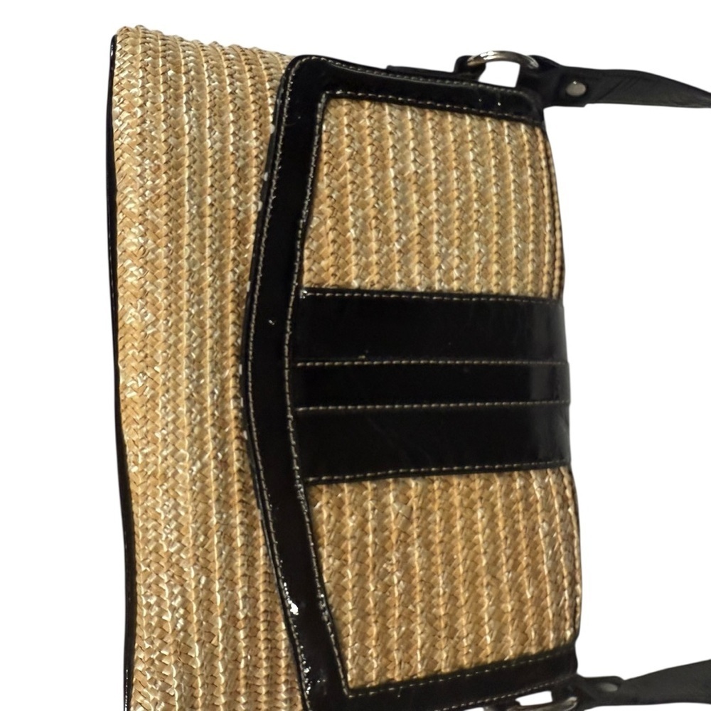 Vintage Coldwater Creek Black and Tan Crossbody Bag - Picture 5 of 14